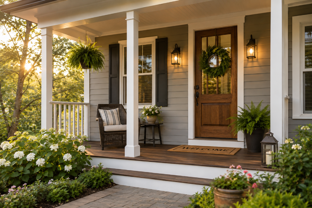 Driscoll Home Services. Welcoming front porch.
