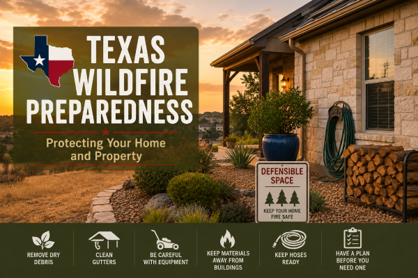 Texas Wildfire Preparedness: Protecting Your Home and Property
