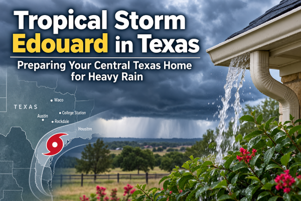 Tropical Storm Edouard in Texas: Preparing Your Central Texas Home for Heavy Rain