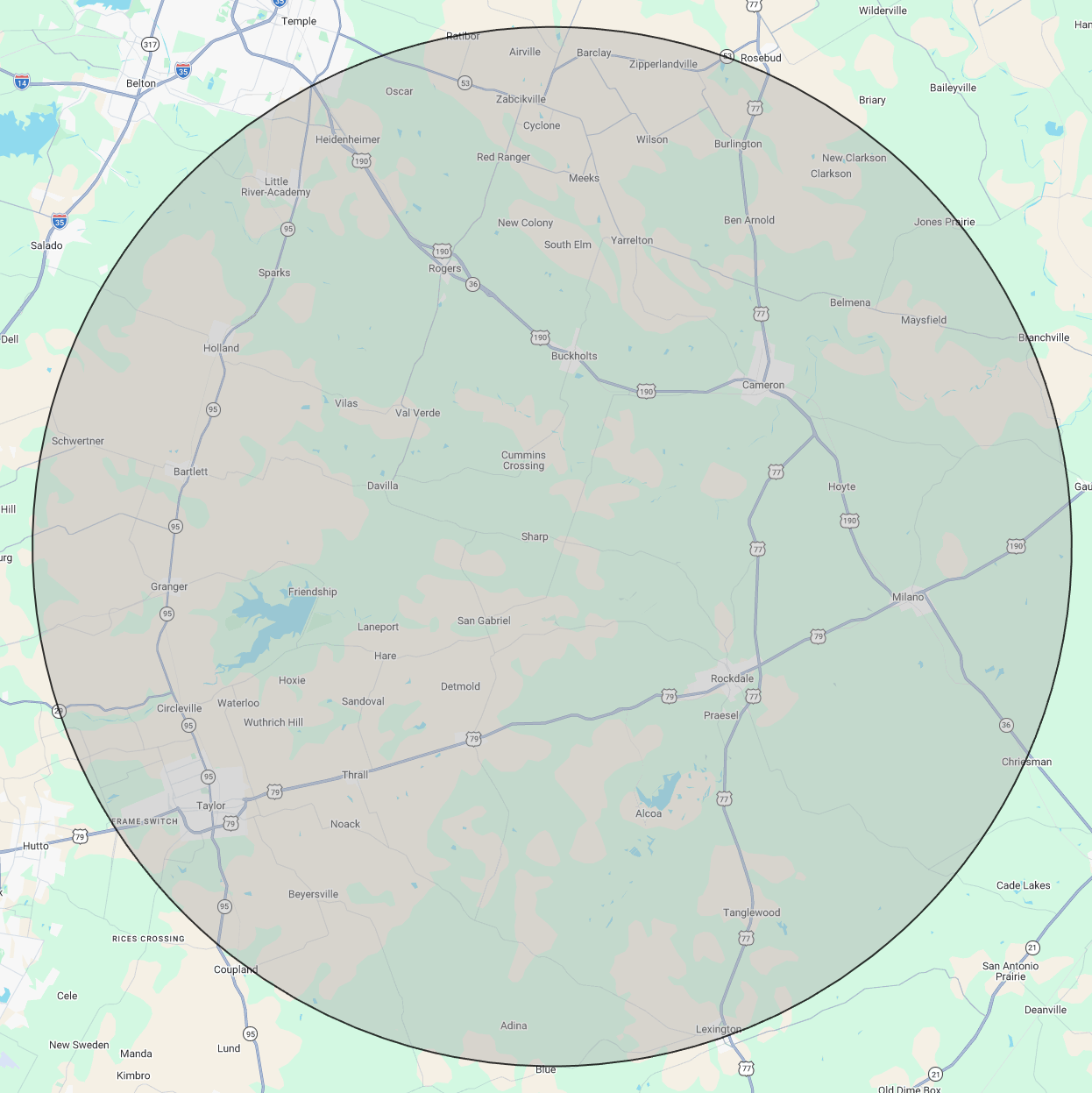 area map